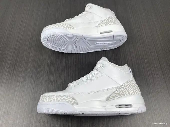 'Triple Air Jordan PS 429487-111 3 Retro White' 0613